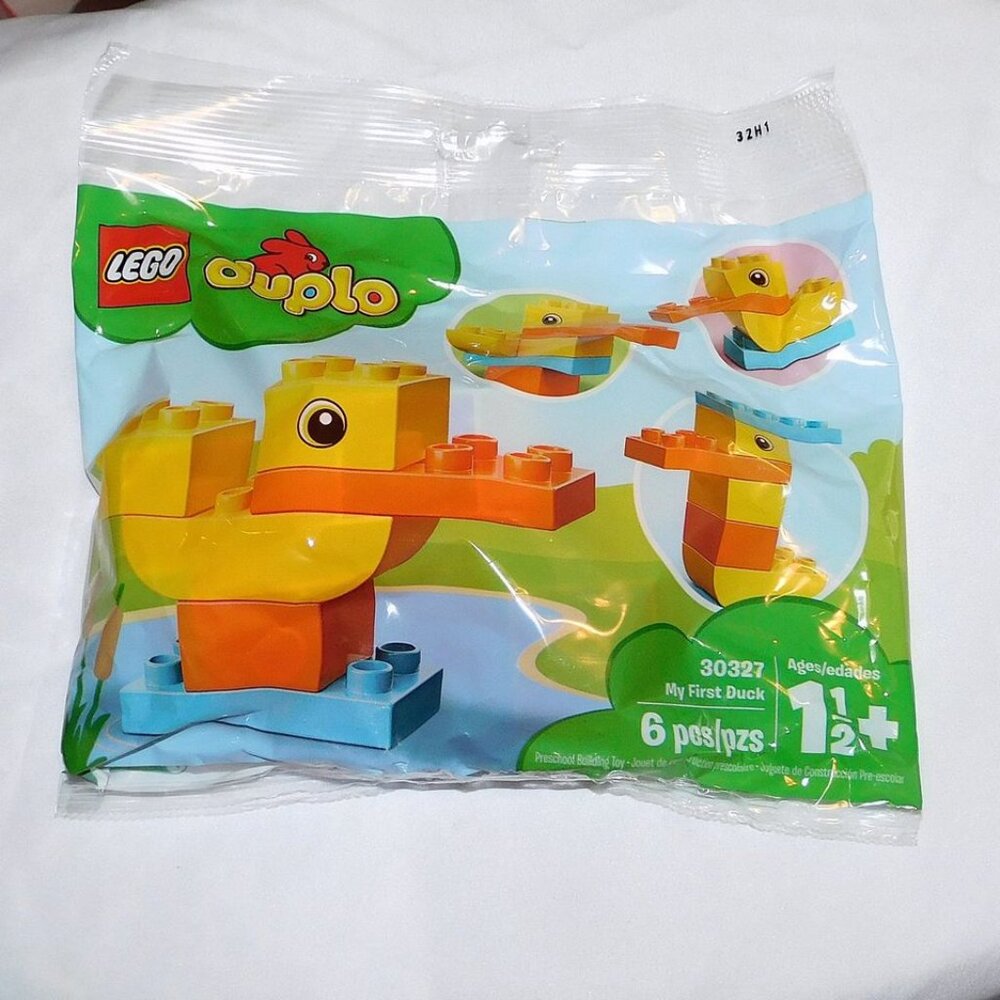 Lego Duplo 30327 My First Duck Poly Bag Easter Basket Spring Bird 6pce NEW